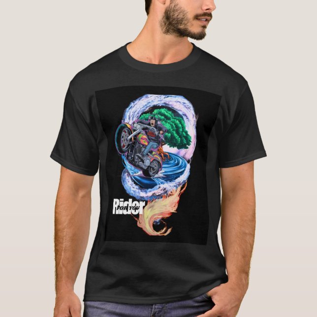 Bike Rider adventure T-Shirt (Front)