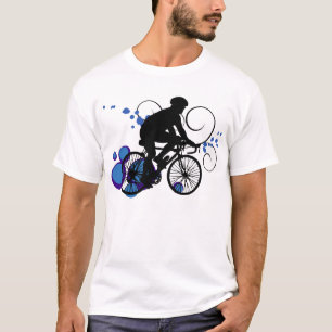 Bike Rider- Blue T-Shirt