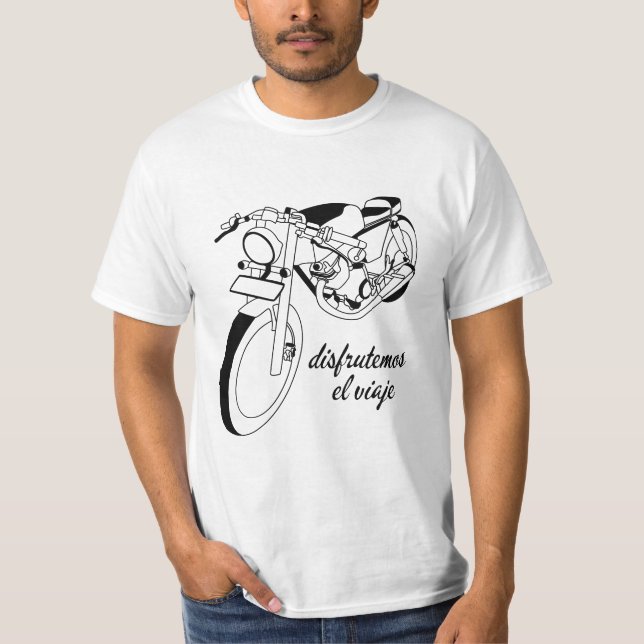 BIKE RIDING RIDER MOTOR CYCLE LONG DRIVE LONG RIDE T-Shirt (Front)