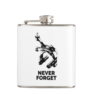 Bike Rim Brakes Never Forget Hip Flask