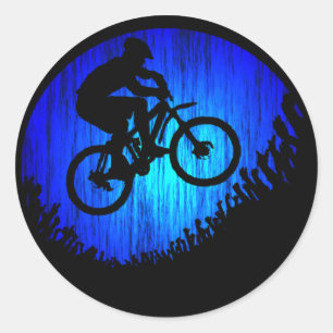 Bike Rock HOP Classic Round Sticker