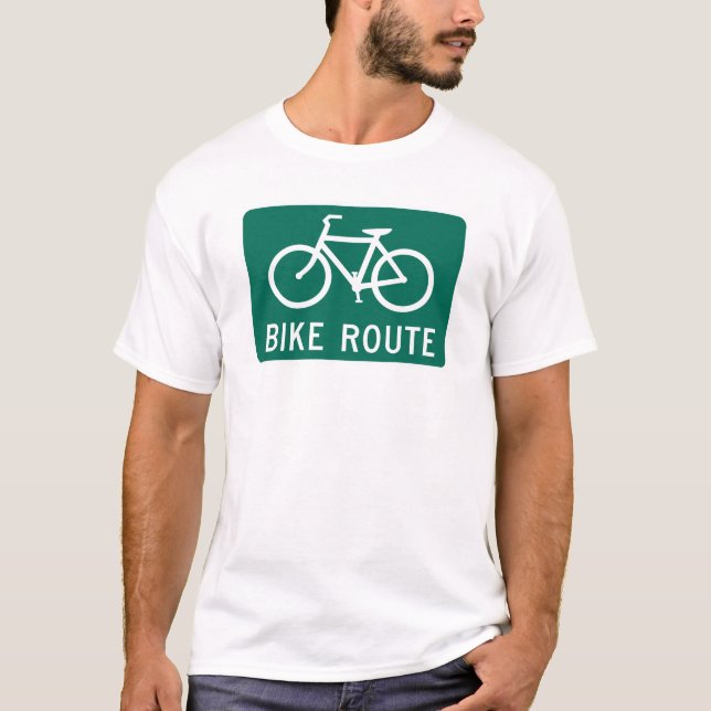 Bike Route T-Shirt (Front)