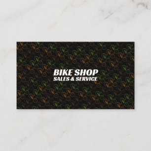 Bike Sales Cycling Bicycle Shop Service Repair   Business Card