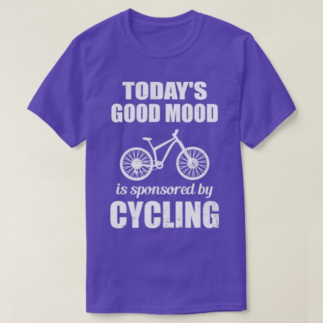 Bike Shirt Good Mood Sponsored By Cycling (Design Front)