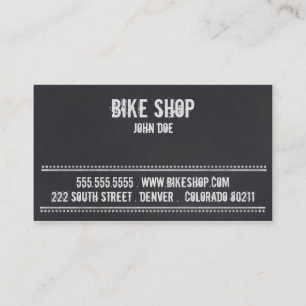 Bike Shop Business Card