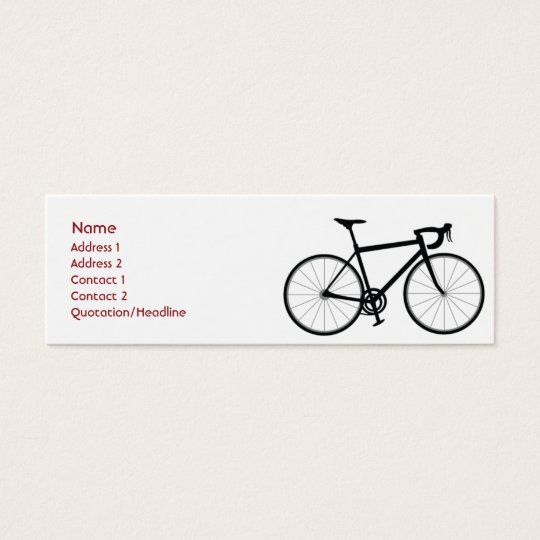 Bike - Skinny Mini Business Card