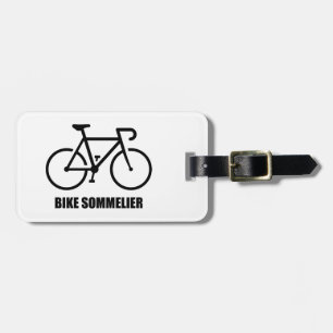 Bike Sommelier Luggage Tag