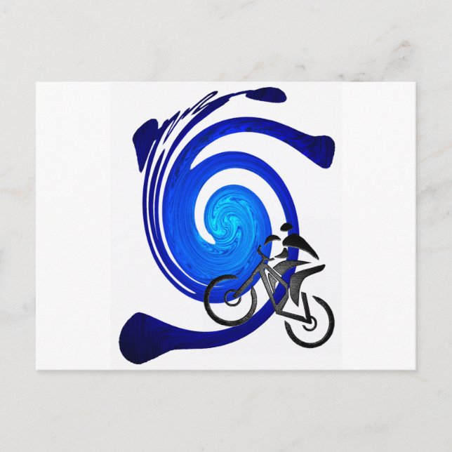 BIKE SOUL STEEP POSTCARD (Front)