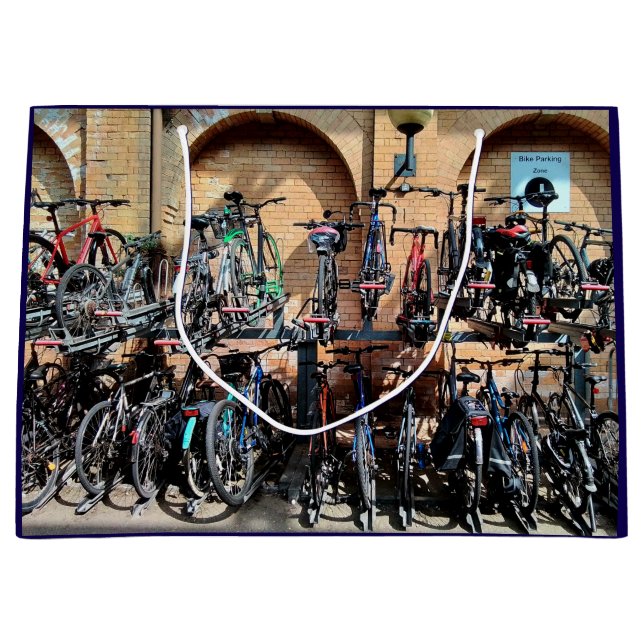 Bike stand large gift bag (Front)