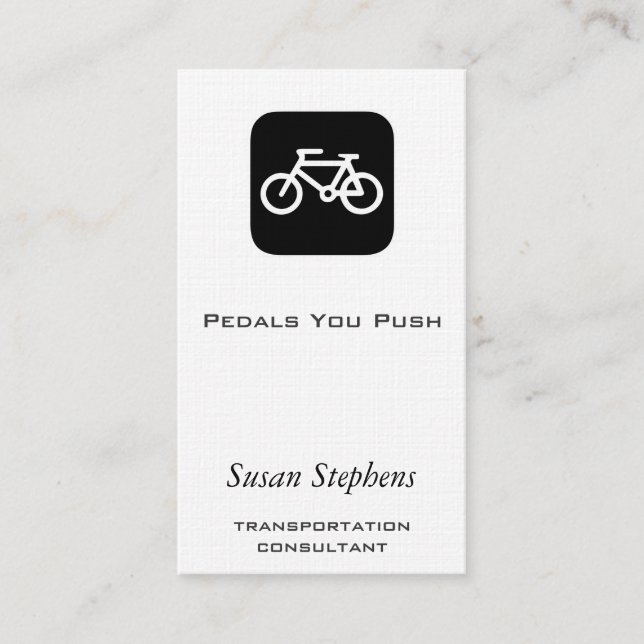 Bike Symbol Business Card (Front)