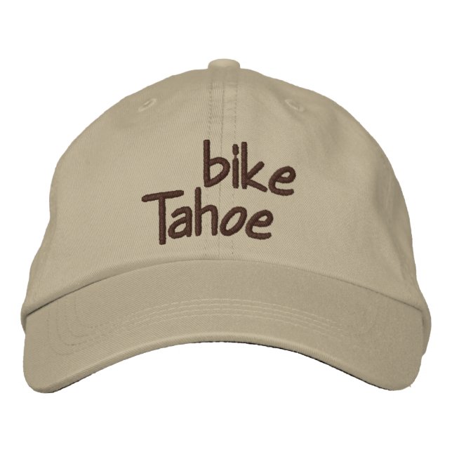 Bike Tahoe Embroidered Hat (Front)
