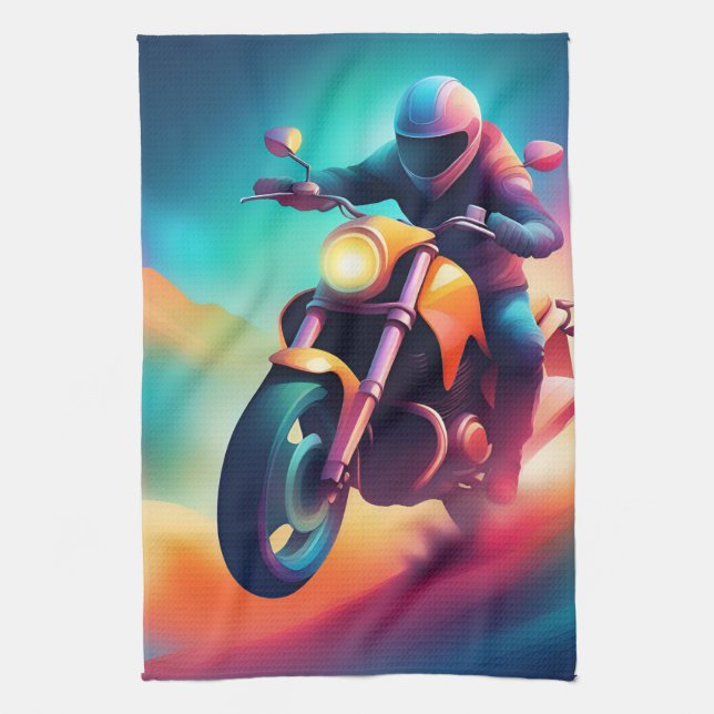 bike tea towel (Vertical)
