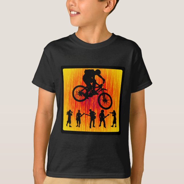 Bike The Salute T-Shirt (Front)