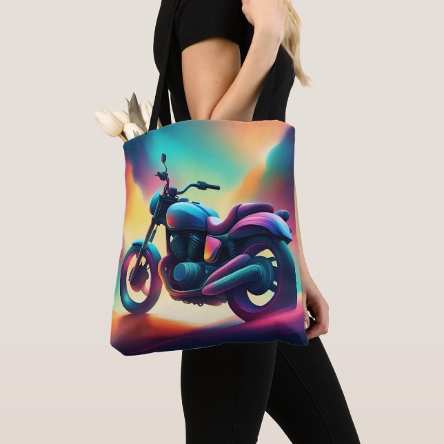 bike tote bag (Close Up)