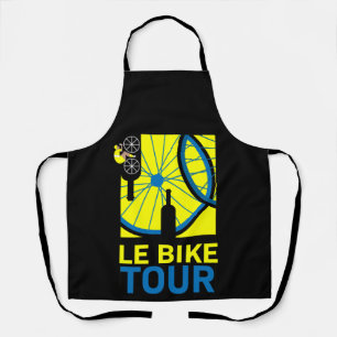 Bike Tour Art Apron