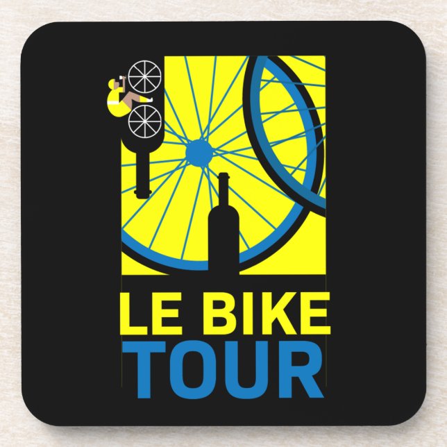 Bike Tour Art Coaster (Front)