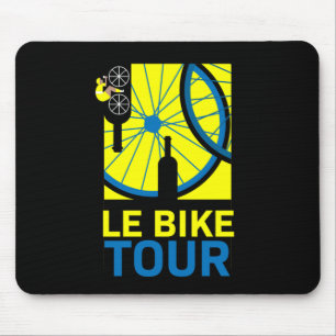 Bike Tour Art Mouse Mat