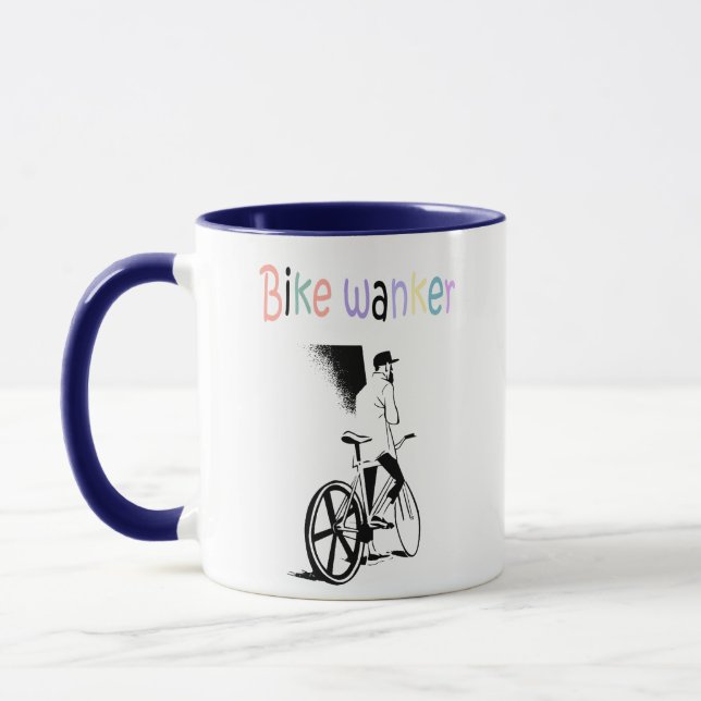  Bike wanker,Bike wanker,Road biker Mug (Left)