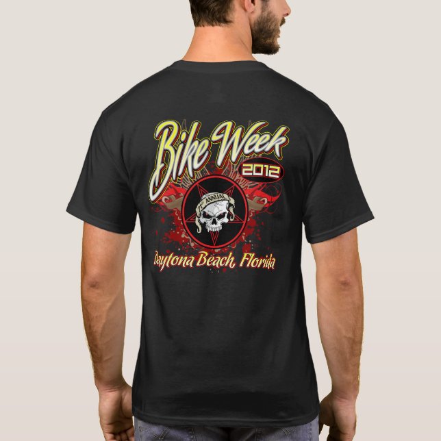 Bike Week 2012 Daytona a T-Shirt (Back)