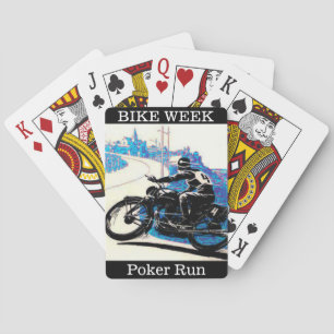 Bike Week Poker Run Customisable Fundraising Playing Cards