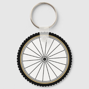 Bike Wheel Key Ring