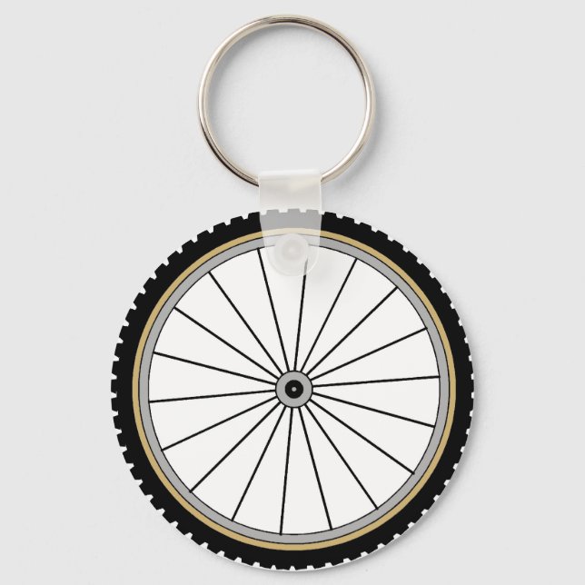 Bike Wheel Key Ring (Front)