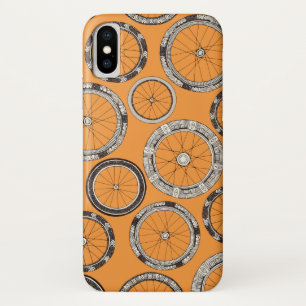 bike wheels amber iPhone x case