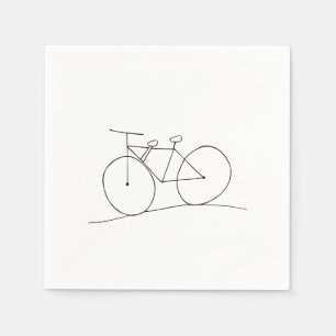Bike with Two Seats Napkins