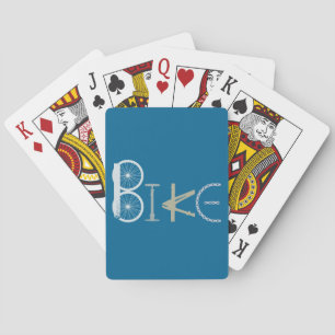 Bike Words from Bike Parts Bicycle Sports fan Playing Cards
