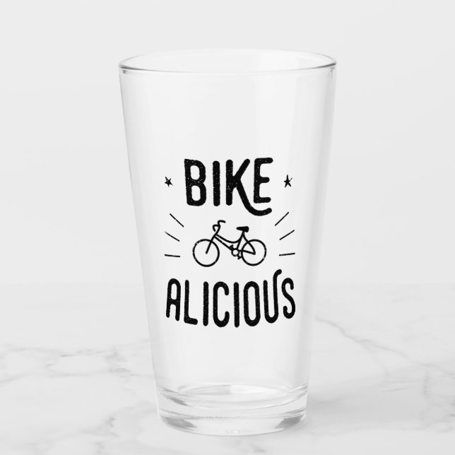 Bikealicious Glass (Front)