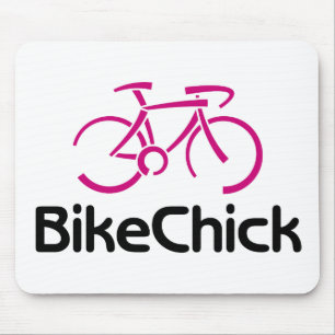 BikeChick Logo (new) Mouse Mat