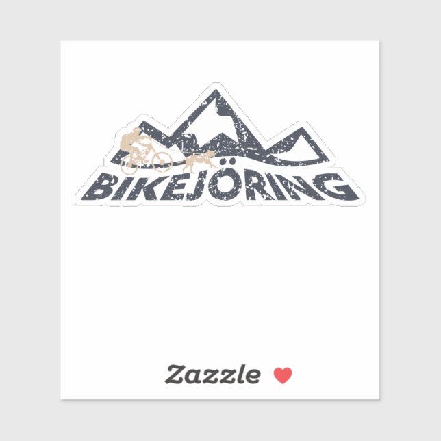 Bikejoring, dog pulling, outdoor sports with dogs (Sheet)