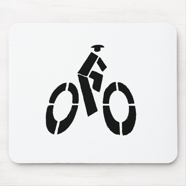 Bikeman Icon Mouse Mat (Front)