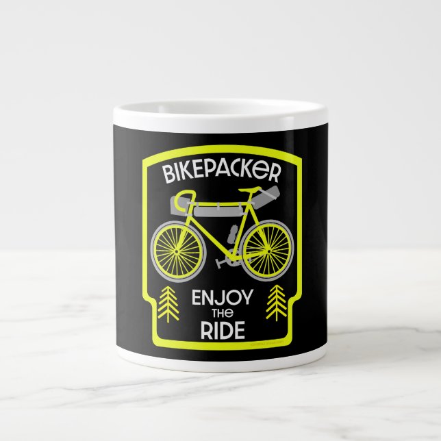 Bikepacking | Backpacking | Touring | Camping Large Coffee Mug (Front)