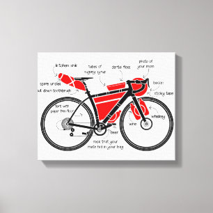Bikepacking Canvas Print