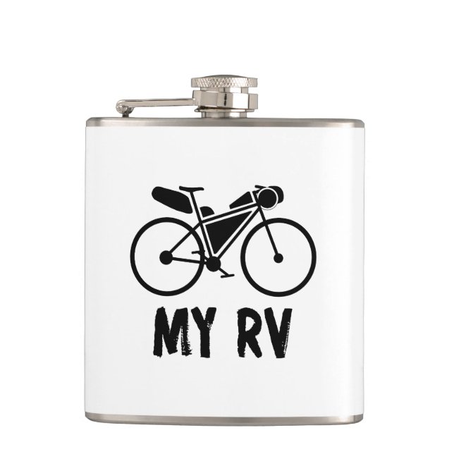 Bikepacking, My Recreational Vehicle Hip Flask (Front)