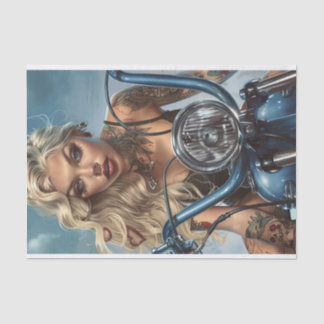 Biker Babe11 Tissue Paper