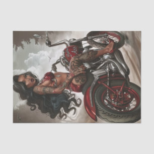 Biker Babe7 Bad to the Bone Edition  Tissue Paper