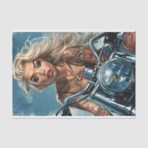 Biker Babe8 Tissue Paper