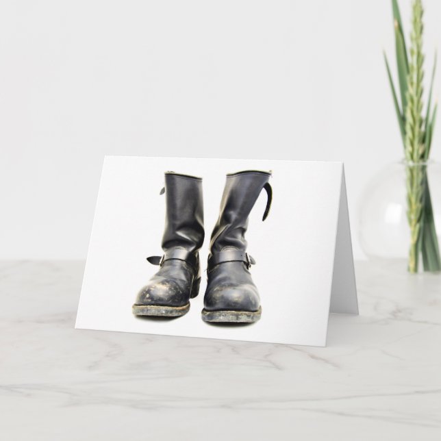 Biker Boots Card (Front)