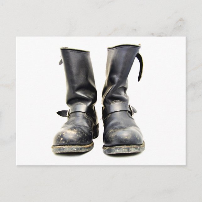 Biker Boots Postcard (Front)