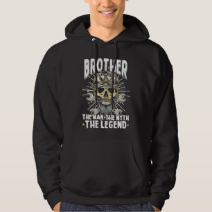 Biker Brother The Man Myth Legend Motorcycle  Fath Hoodie