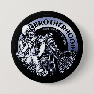 Biker Brotherhood  Button