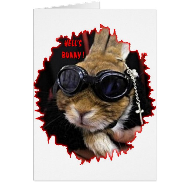 BIKER BUNNY HELL'S BUNNY (Front)