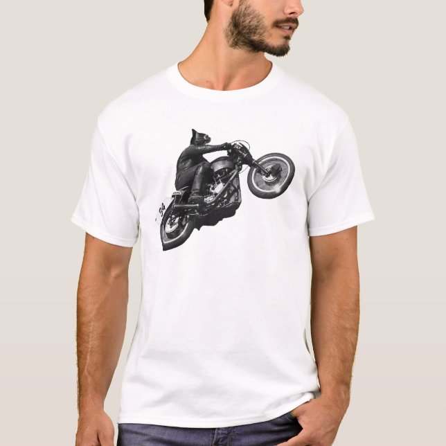 Biker Cat T-Shirt (Front)