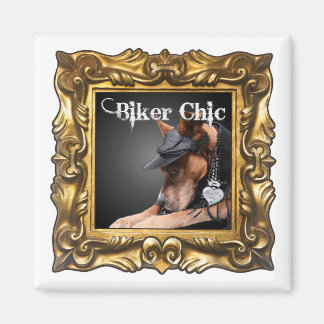 "Biker Chic" Magnet to Enhance Your Refrigerator