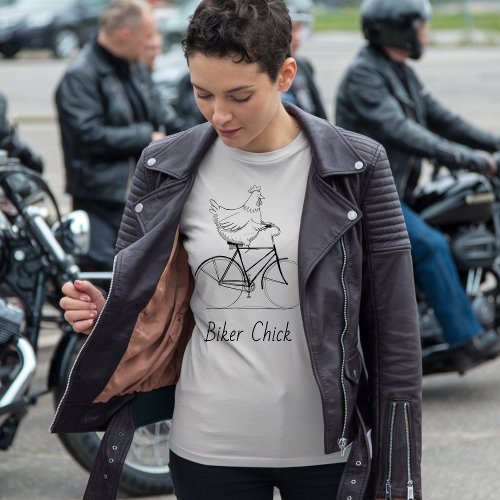 biker chick t-shirt