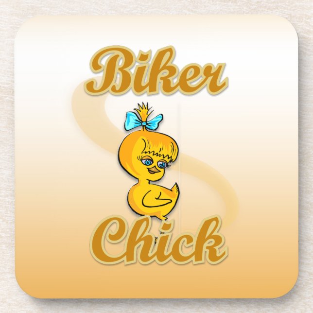 Biker Chick Coaster (Front)