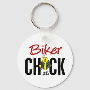 Biker Chick Key Ring
