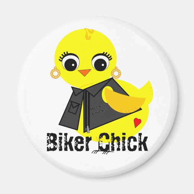 Biker Chick Magnet (Front)